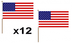 American Hand Flags